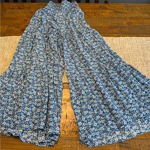 Floral Wide-Leg Pants